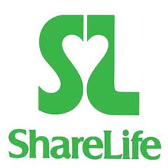 An image of ShareLife's green logo